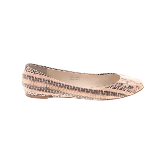 Lavender Label by Vera Wang Flats Snake Embossed 6 - Picture 1 of 9